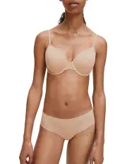 [Calvin Klein] Invisibles Hipster Brief in Light Brown