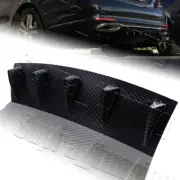 1X Carbon Style Rear Lower Bumper Diffuser 5Fin Spoiler Lip Wing Splitter 23"x6" (for: Toyota)