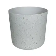 Eden 18cm White Stonelite Sphere Planter - 180mm