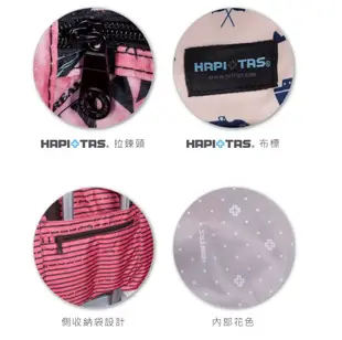 HAPI+TAS  H0004(薄荷綠女孩小物)(大)【CM SHOP】日本品牌摺疊旅行袋 摺疊包 旅行收納