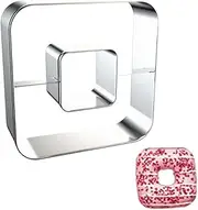 WJSYSHOP Square Donut Doughnut Cutter Cookie Cutter