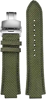 [WUTONGMU] Fit For Casio Edifice Watch strap EFB-680 ECB-10PB/DP/YD/HR GST-B400 26x14mm 26x12mm Convex men's nylon leather WatchBand