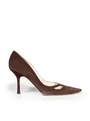 Brown Suede Amalfi Pumps