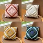 Cotton Throw Pillow Case Square Pillow Protector Sofa Cushion Sofa Living Room