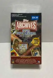 2001 Topps Archives 50 Years of Baseball Series 2 Blaster Box Factory Sealed