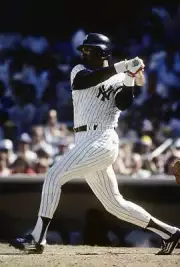 First Baseman Bob Watson Of The New York Yankees Baseball 1980s Photo 14