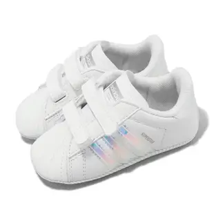 adidas 愛迪達 童鞋 Superstar Crib 小童 幼童 白 魔鬼氈 小朋友 BD8000