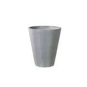 Decorative Textured Round Grey Planter 47cm