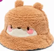 CHIPMUNK BUCKET HAT KIDS SHERPA SUPER CUTE!!