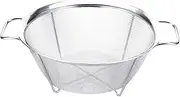 25cm Stainless Steel Fine Mesh Strainer Bowl Drainer Vegetable Sieve Colander