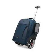 Rolling Backpack,Waterproof Backpack with Wheels for Business and Travel Comm...