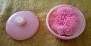 Vintage 60s Revlon Intimate Boudoir Pink Powder Bowl 8oz