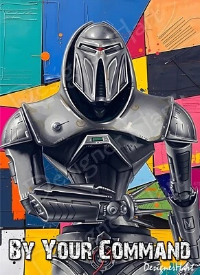 Battlestar Galactica Cylon Poster. Artistic Print/Poster. By Your Command.