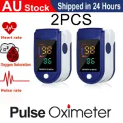 2PCS Oximeter Oxygen Saturation Monitor Digital Finger Pulse Oxymeter Heart Rate
