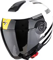 Scorpion EXO-City II Juventus, open face helmet , color: White/Black/Yellow , size: XS