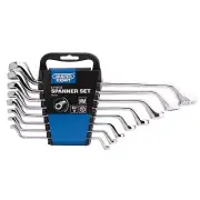Draper HI-TORQ Deep Offset Metric Ring Spanner Set 8 Piece 12 Point 64607