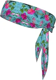 Hello Hawaii Sports Strap Double-Sided Headscarf Men's Bow Tie Sports Headscarf Running Yoga Exercise Headband