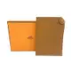 Hermes 經典實用護照夾/證件夾 (兩色均一價）(金棕色/霧霾灰)