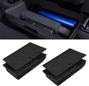 Under-Seat Storage Organizer for Model Y 2021-2024 Dual Front Seat Hidden Drawer System Premium Felt Fabric Car Organizer with Covers Enhanced Storage Hidden Tray Felt Fabric Storage Bin (2PCS)
