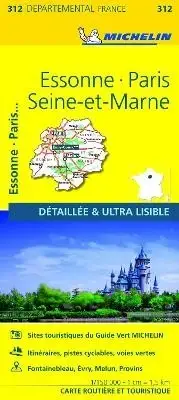 Essonne, Paris, Seine-et-Marne - Michelin Local Map 312 - 9782067202146