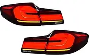 Car Accessories LED Tail Lights Compatible With BMW G38 G30 530 540 M5 F90 2018-2022 Trailer Lamps Turning Signal Voiture Plug And Play(Flicker steering)