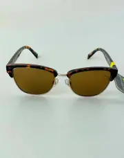 Foster Grant Polarized Maxblock 100% UVA-UVB Protection, Brown Sunglasses, (NEW)