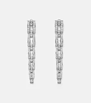 [Bvlgari] Bvlgari B.Zero1 18kt white gold drop earrings with diamonds One Size silver