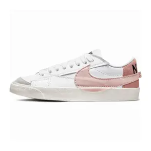 【NIKE 耐吉】 休閒鞋 低筒 女鞋 BLAZER LOW ’77 JUMBO 大勾勾 白粉(DQ1470102)