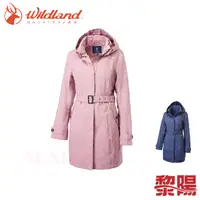 在飛比找蝦皮商城優惠-荒野 Wildland 長版防水防風保暖外套 女款 (粉、藍