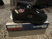 New Women’s Skechers Bronaugh Slip Resistant Work Shoes Wide Fit Memory Foam 8.5