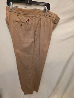 Dockers Classic Fit Roll Tide Alabama Crimson Tide Khaki Pants Size 42x32