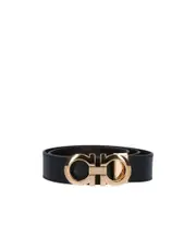 Gancini double hook reversible belt 110,100,115,105,90,95 Black
