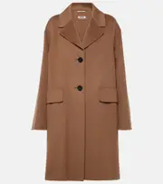 ['S Max Mara] 'S Max Mara Wool coat UK 10 brown