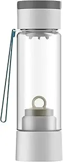 Hydrogen-Rich Water Generator Portable Hydrogen Water Bottle with SPE Electrolysis Technology Make Hydrogen Content Up to 1200-1800 PPB for Improve Alkaline Water Quality 380 Ml