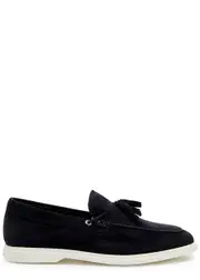 Boss Sienne Suede Loafers - Navy 43 (IT43 / UK9)
