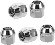 5pcs Durable Car Wheel Flange Nuts Studs Open Cap Design for Easy Installation Tire Replacement Wheel Nut Covers for Front Axle Maintenance