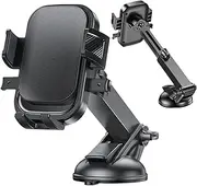 Car Phone Holder - Mobile Phone Mount | Suction Cup Car Phone Holder | Vehicle Phone Mount Rack | Phone Stand Accessories Automobile Cradle for Dashboard, Windscreen
