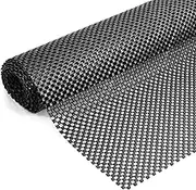 INMOZATA 100 x 150 cm Multipurpose Non Slip Mat, Thick 400gsm Rug Padding Underlay, Large Anti Slip Gripper Roll, Shelf Drawer Liner, for Carpet Car Roof Home Office, Black