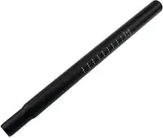 E-outstanding Bike Seatpost Aluminum Alloy Bicycle Seat Tube Long Fixed Gear Seat Post Extension, Black 25.4mm 350mm
