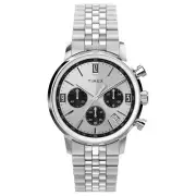 Timex Marlin Chronograph Tachymeter Classic 40mm Stainless Steel Watch TW2W10400