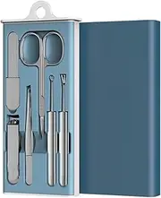Pedicure Manicure Set Professional Foot Care kit 6Pcs Manicure Set Professional Nail Cutter Stainless Steel Pedicure Sets Eyebrow Clipper File Beauty Tools /1464 (Color : Style 3, Size : 15 * 7cm)