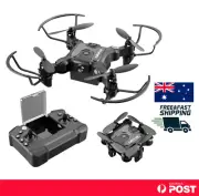 DRONEEYE Foldable Mini Drone for Kids, Pocket RC - Quadcopter for Beginners - AU