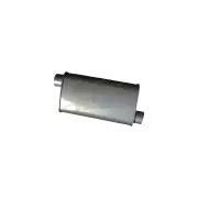 Redback Universal Muffler - 10" x 4" Oval 14" Long 2 1/2" Offset/Offset Triflow