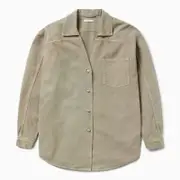 [1989 STUDIO] Light Brown Denim Overshirt S Brown