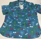 2 X Butterfly/Dragonfly NNT Scrub Tops - Brand New In Packets - Size 22