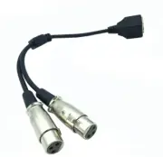 ADAPT-XLRF RJ-45 Female to Dual XLR Female Adapter
