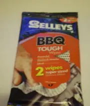 pack 2 Selleys BBQ Tough Wipes