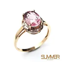 在飛比找ETMall東森購物網優惠-SUMMER寶石 天然碧璽18K金戒指 1.8ct(KG-9