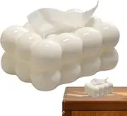 Tissue Box - Tissue Box Cover | Decorative Tissue Box | Creative Tissue Box | Facial Paper Organizer Dispenser | Napkin Dispenser for Car, Bathroom, Living Room, Bedroom, & Tabletop