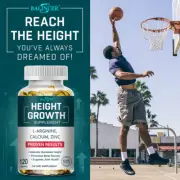Height Growth Capsules 120 Increase Growth Supplement Unisex No Side Effects